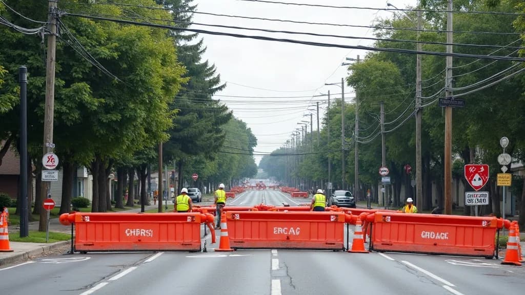 Editorial illustration for: Chestnut Street closure planned for road work in Watertown