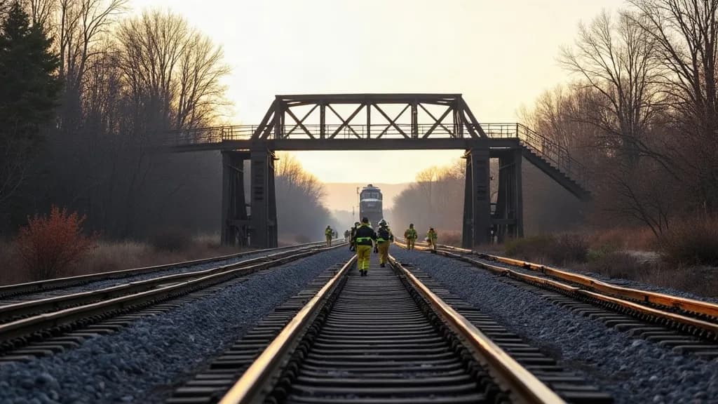 Editorial illustration for: Juvenile injured after being struck by train in Gouverneur