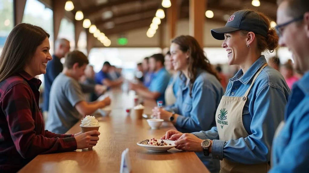 Editorial illustration for: Lewis County dairy ambassador helps promote dairy at county fair