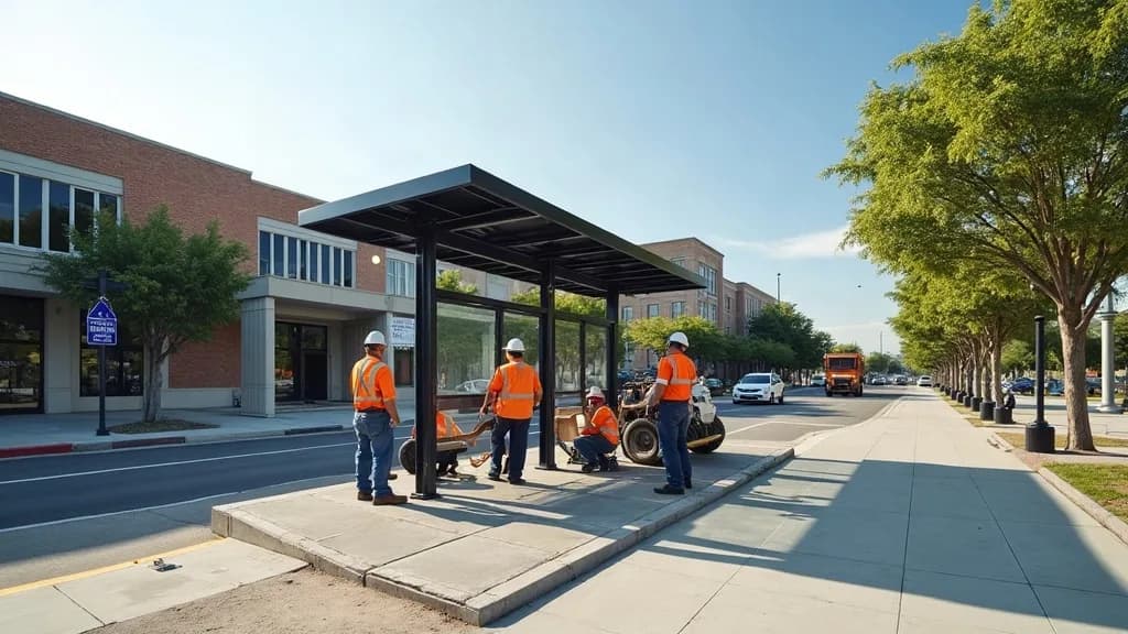 Editorial illustration for: Massena board approves $2,400 for library bus shelter installation