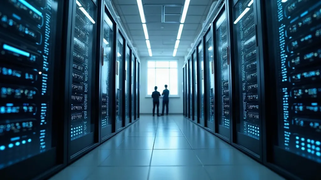 Editorial illustration for: Massena petition seeks three-year pause on data center approvals