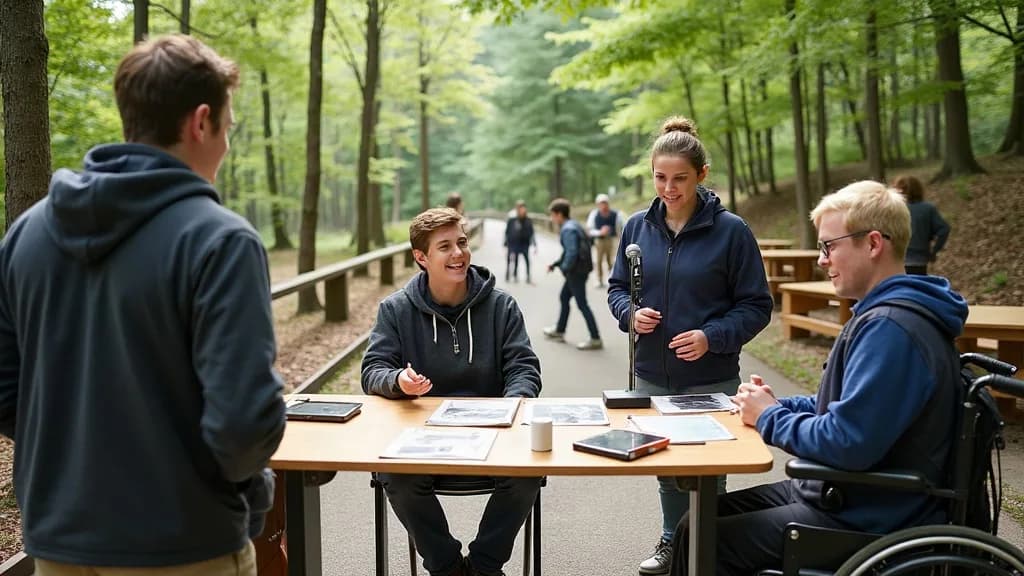 Editorial illustration for: North Country Community College receives SUNY Outdoors for All grant