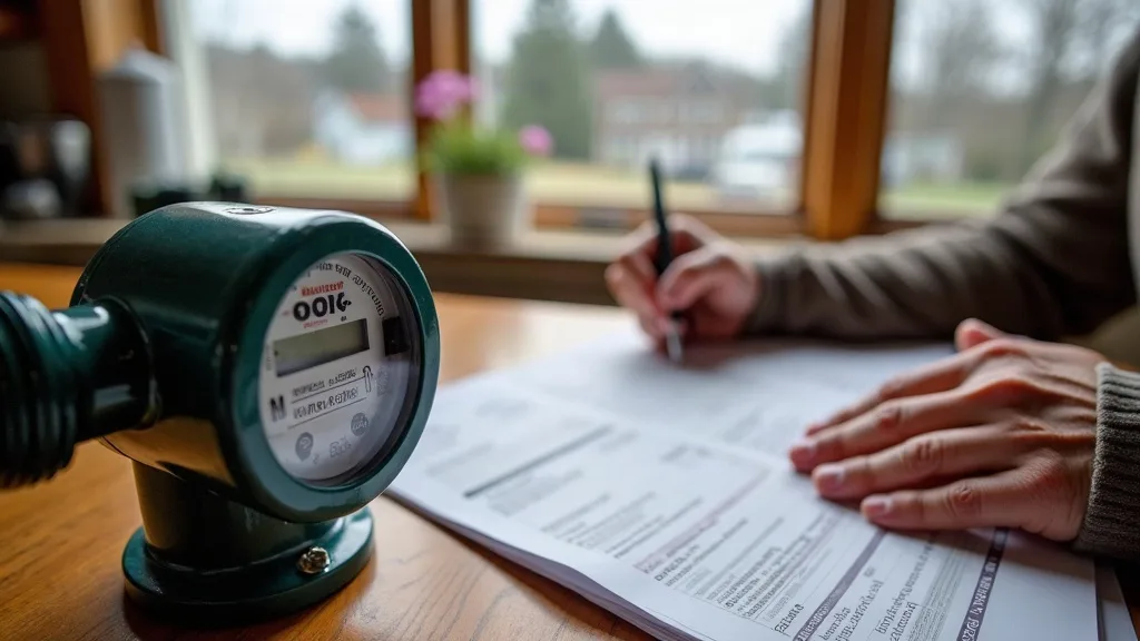 Editorial illustration for: Ogdensburg water billing plan would tie charges to usage