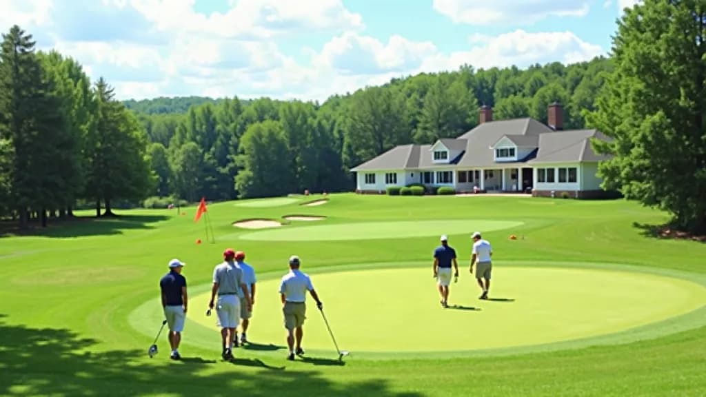 Editorial illustration for: Potsdam golf club wins third Six-Man title in six years